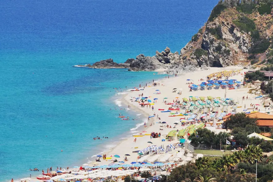 La spiaggia di Zambrone