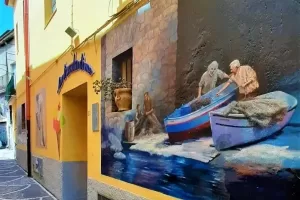 Un Murales a Dimante in Calabria